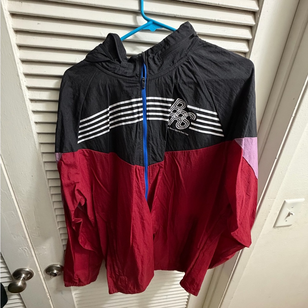 Nike Red and Black Running Jacket
